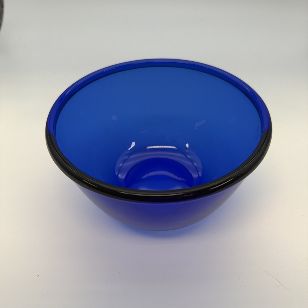 Arcoroc France Cobalt Blue Mixing Bowl 7"EXCELLENT!!!